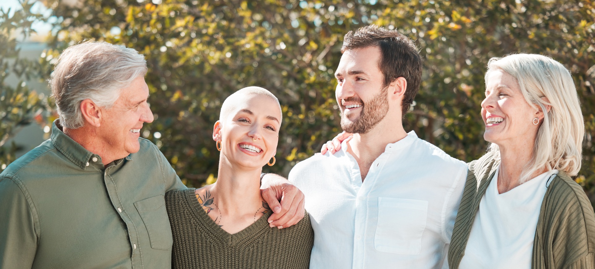 Young woman with cancer smiling